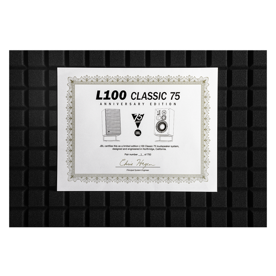 L100 Classic 75 - Black -  12-inch (300mm) 3-way Bookshelf Loudspeaker – Anniversary Edition - Detailshot 4